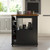 Rolling Microwave Cart with Open Shelves Cabinet Side Storage Kitchen