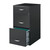 Space Solutions 3 Drawer Letter Width Vertical File Cabinet with Pencil Drawer, Charcoal filing cabinet  office 