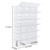 12-Tier Portable 72 Pair Dustproof Shoe Rack Organizer 36 Grids Tower Shelf Storage Cabinet Stand For Boots Slippers 