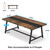Tribesigns Dining Table for 8 People, 70.87" Rectangular Wood Kitchen Table