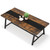 Tribesigns Dining Table for 8 People, 70.87" Rectangular Wood Kitchen Table