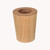 9L Garbage Can with Lid Waste Bins Solid Wood Wastebasket Home Cleaning Tools Round Trash Can Swing Cover Office Storage Baskets