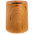 Round Mimetic Wood Waste Basket,8/12L Plastic Modern Trash Can, Built-in Toilet Paper Trash Bin for Office or Bathroom