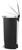 14.5-gal Plastic Semi Round Kitchen Step Trash Can, Black car trash can  garbage can