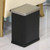 Room Office Lid Trash Can Recycle Under Table Commode Bathroom Bin Kitchen Desk Toilet Bedroom Kosz Na Smieci House Accessories