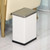 Room Office Lid Trash Can Recycle Under Table Commode Bathroom Bin Kitchen Desk Toilet Bedroom Kosz Na Smieci House Accessories