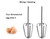 Beijamei 5 Speed Hand-Held Dough Mixer Egg Beater Food Blender Multifunctional Small Electric Egg Beating Mixing Machine