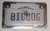 Motorcycle Clear Anti Photo Radar License Plate Cover & Chrome Metal Frame Combo