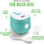 Rice Cookers, Healthy Ceramic Nonstick 4-Cup Rice Beans Oats and Grains Cooker, PFAS-Free, Dishwasher Safe Parts, Turquoise