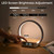 LED Table Lamp with 10W Fast Wireless Charger Touch Control Dimming Bedside Bedroom Lamp Nightstand Lamp Alarm Clock Desk Lamp