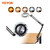 VEVOR Magnifying Glass with Light 5X Magnifying Lamp 4.3" Glass Lens Base or Clamp Desk Magnifier with 64 LED Lights