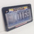 Motorcycle Clear Anti Photo Radar License Plate Cover & Black Metal Frame Combo