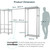 Heavy Duty Clothes Garment Rack Hanger (70.8" - 86.6") W X 13.4" D X 71.6" H Wardrobe Wardrobe for Bedroom, Home 