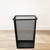 Simple Iron Waste Bin Living Room Black Office Rectangular Garbage Bin Bathroom Large Trash Can Bedroom Papelera Cleaning Tools