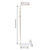 Freestanding Clothes Rack Coat Hanger Modern Gold Clothes Bags Organizing Stand