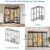 Wardrobe, metal hanger, heavy-duty cabinet, multifunctional bedroom hanger, independent closet wardrobe