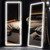 63"x22" Full Length Mirror with Lights, Free Standing Mirror, Dressing Mirror Touch Control for Bedroom
