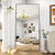 71"x30" Rectangle Floor Mirror Aluminum Alloy Frame Full Body Mirror for Bedroom Decorative Mirrors Dressing Room Black Flexible