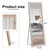 Solid Wood Frame Full Body Mirror Large Floor Standing Mirror, Dressing Mirror for Bedrooms, living Rooms