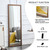 Solid Wood Frame Full Body Mirror Large Floor Standing Mirror, Dressing Mirror for Bedrooms, living Rooms