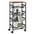 2023 New 5 Tier Rolling Utility Cart Fruit Storage Basket Kitchen Serving Storage Cart Kitchen Islands & Trolleys