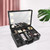 Makeup Train Case w/ LED Light & Mirror Jewelry Storage Box Cosmetic Organizer Cosmetic Organizer Storage Kit