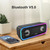 DOSS Bluetooth Speaker Powerful 24W Stereo Bass & Subwoofer Sound Box Waterproof Multiple Color Light Portable Wireless Speakers