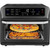 Air Fryer Toaster Oven Combo, 4-In-1 Black Convection Oven Countertop, Cook a 10-In Pizza, 4 Slices of Toast, Dehydrate, 21 Qt