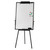 Magnetic Whiteboard Easel Black, Portable Dry Erase Board Height Adjustable For School Office And Home, 36x24 Inches