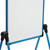 Double Sided Magnetic Dry Erase White Board, Portable Whiteboard, Perfect for Classroom, Preschool, Homes, 36x24 Inch