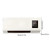 Electric Heater Air Conditioner Combo Wall Mounted, Space Warm Room Heaters Heating and Cooling Cooler Fan For Home Office