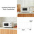 2024 New Countertop Microwave Oven with ECO Mode and Easy One-Touch Buttons, 0.7 Cu Ft