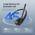 EKSA H5 Wireless Bluetooth 5.0 Headphones with ENC Mic Charging Base Headset for PC Laptop Call Center Office 25H Talking Time