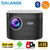 Salange Full HD Projector 5G WIFI Bluetooth 350Ansi 200" Display Digital Focus 1920*1080P Android 4K Projectors F18 Home Theater