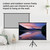 VEIDADZ Projector Screen With Stand Grey Anti-Light 160°Viewing Angle 60 84 100 120inch Indoor Outdoor Bracket Projection Screen