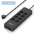 NTONPOWER Power Strip with Extension Cable Electrical Sockets with USB Ports Surge Protector for Home Office Network Filter