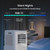 8,000 BTU Air Conditioner Easier to Install, Quiet and 3-in-1 Portable AC, Dehumidifier, Fan for Rooms Up to 250 sq ft, White