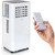 Compact Freestanding Portable Air Conditioner - 10,000 BTU Indoor Free Standing AC Unit w/ Dehumidifier & Fan Modes