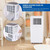 Compact Freestanding Portable Air Conditioner - 10,000 BTU Indoor Free Standing AC Unit w/ Dehumidifier & Fan Modes