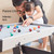Large Foldable White Pool Table Children's Home Indoor Billiard Table