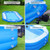 120*72*22 inch Kids Swimming Pools 0.4mm Thick Inflatable Pool For outdoor backyard gardens