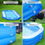SUGIFT 120 Inch Inflatable Swimming Pool Kiddie Blow Up Lounge Pool For Kid and Adult