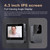 4.3 inch 1080P WiFi Video Doorbell Video Intercom Wireless Door Bell IR Night Vision Eye Peephole Camera for Villa Home Office