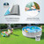 Swimming Poor Bove Ground Swimming Pool: 10ft X 30in – SuperTough Puncture Resistant , Outdoor Swimming Poor, Gray