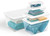 Sterilite 28 Qt Underbed Storage Box, Stackable Bin with Lid, Plastic Container to Organize, Clear Base and White Lid,