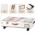 Under Bed Storage Organizer with Wheels, Rolling Underbed Storage Containers with Handles for Clothes, Blankets, Beige
