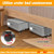 punemi Under Bed Storage With Wheels, Dust-Proof Underbed Storage Containers With Lid & Metal Bottom Support, Sturdy Clothes