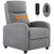2024 New Massage Fabric Small Recliner Chair , Adjustable Modern Reclining Chair with Padded Seat Backrest