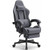 Dowinx Gaming Chair Fabric with Pocket Spring Cushion, Massage Game Chair Cloth with Headrest, Ergonomic Computer Chair