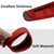 4-Packs Red Anti-Collision Patch Bumper Guard